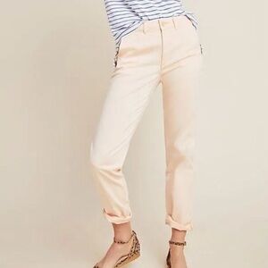 Anthropologie Sz 29 Relaxed Peachy Chino Pants